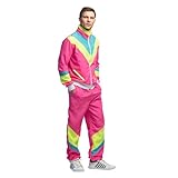 Boland - Kostüm für Herren, 90er Jahre Trainingsanzug, Hose und Jacke, Bad Taste Anzug für Karneval, Mottoparty und JGA
