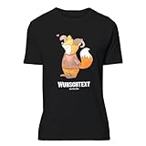 Mr. & Mrs. Panda Größe M Personalisiertes T-Shirt Widder Astrologie - Personalisierte Geschenke, Tierkreiszeichen, Aszendent, Frauen, Männer,