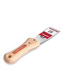 COMENSAL® Premium Spachtel zum Spachteln von Fugen - Spachtel Gipswerkzeuge - Ergonomisch geformter - Füllen von Hohlräumen - Edelstahl - Holz Griff - Made in EU - 40 mm