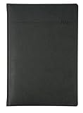 Manager-Timer XL Tucson schwarz 2022 - Cheftimer A4 (21,7x30,3 cm) - 1 Woche 2 Seiten - 160 Seiten - Tucson-Einband - Alpha Edition