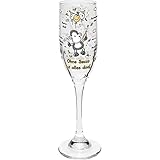 Sheepworld Sektglas mit Motiv Ohne Secco | bedrucktes Secco-Glas, Höhe 22,3 cm, 20 cl | Geschenk Geburtstag, Valentinstag | 47821