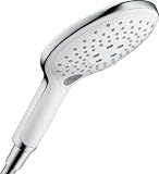 hansgrohe Raindance Select S 150, wassersparender Duschkopf, 3 Strahlarten, Weiß/C
