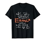 E = mc2 Energie Masse Äquivalenz Formel Physik Geschenke T-Shirt