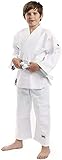 Ippon Gear Set Future Kinder Judoanzug Kampfsport Anzug inkl Gürtel [Gummizug & Schnürbund an der Hose I 335gr/m² Stoffdichte] weiß