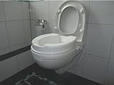 Behrend Toilettensitzerhöher Sitzerhöhung 10 cm ohne Deckel Toilettenaufsatz