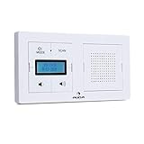 auna DigiPlug UP Unterputz-Radio, Bluetooth-Funktion, DAB+/FM-Radiotuner, 1,7' LC-Display, Leistung: 1,5 Watt, geeignet für alle Doppel-Unterputzsteckdosen, weiß