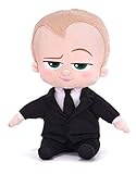 Boss Baby 2 Family Business Plüsch Figur weiche Puppe 28 cm Neue Edition | Boss oder Tina Spielzeug Film 2021 Cartoon Action Figuren Original Kuscheltier Puppen für Kinder Geburtstag Geschenk (Boss)