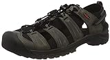 KEEN Herren Targhee 3 Closed Toe Hiking outdoor sandals, Grey Black, 43 EU