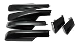 Dachgepäckträger Für Toyota Für Highlander 2001-2005 2006 2007 Schwarz Auto Styling Dach Rack Abdeckung Center Bar Schiene Ende Shell 6P Ersatz Zubehör Dachteile(6pcs)