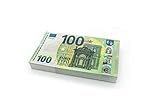 Cashbricks 100 x €100 Euro Spielgeld Scheine - verkleinert - 75% Größe