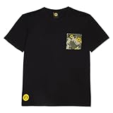 Borussia Dortmund Unisex BVB Flora T-Shirt, Schwarz, L EU