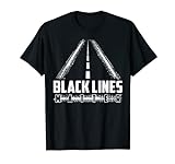 Black Lines Matter | cooles Fahrzeug Auto Burnout Gag Geschenk T-Shirt