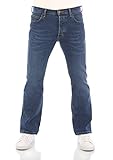 Lee Herren Jeans Jeanshose Denver Bootcut Denim Stretch Hose Baumwolle Blau w30-w44, Größe:W 34 L 32, Farbvariante:Aged Alva (HDBF)