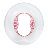 reisen Töpfchen toiletten aufsatz für -Toilettenaufsatz Babytopf Toilettensitz rund Mini Deckel bequeme Babytoilette -Trainingstoilettensitz Plastik Rosy VICASKY