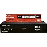 Telestar STARSAT HD+ - HD Satelliten Receiver inkl HD+ Karte (DVB-S2, HDMI, Scart, USB, inkl. 6 Monate Guthaben) schwarz, 1 Stück