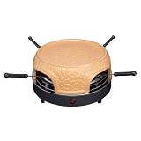 Gastronoma Pizzaofen – Pizzaofen mit Terrakottakuppel für 4 Personen – Pizzadom - 800 Watt - Zubereitung in 5-7 Minuten - mit Zubehör - Flachkupp