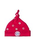 FC Bayern München Baby Mütze mit Zipfel und FCB Emblem
