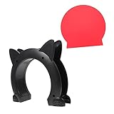 DRESSOOS 1 Satz Haustier Tür Gate pforten cat Door Pet Window Door Entrance Door Katzentür innen Futterspender Tor interaktiv Post Katzentür der Tierhandlung Katzentür- Abs Black