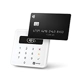 SumUp Air mobiles Kartenterminal zum bargeldlosen Bezahlen mit EC Karte, Kreditkarte Apple & Google Pay und mehr - NFC RFID Geldkartenleser - Praktischer Credit Card Reader - Kontaktlose Kartenzahlung