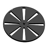 Kaminrost/Ascherost Rund Ø 200 x 10 mm passend für Handöl ** Kaminöfen inkl. Modellübersicht - Ascherost Kamin aus massivem Stahl - Feuerrost feuerfest & hitzebeständig