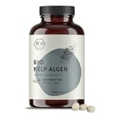 BIONUTRA® Jod Tabletten aus Bio Kelp Braunalgen (600 x 400 mg), 300 µg natürliches Jod pro Tagesdosis, hochdosiert, deutsche Herstellung, 10-Monatspackung, vegan, kontrolliert biologisch