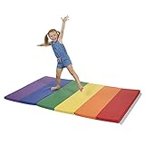 FDP SoftScape Regenbogen-Übungsmatte für Kinder, faltbar, 3 Teile, sortiert