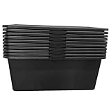 10 Stück ViD® Betonkübel/Mörtelkübel 80 Liter | 78 x 49 x 29 cm | Zementwanne/Betoneimer/Maurerw