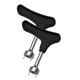 Happyyami 4 Sätze Turnschuh-nagel Heber Werkzeuge Für Golfschuhe Griffe Golf-reparatur-pitcher Golf-divot-tool Spikes Zubehör Pitchgabeln Für Den Golfsport Vize Rostfreier Stahl 2 Stück * 4