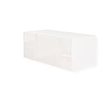 HAJDUK FURNITURE 90 cm Weiß-Hochglanz TV Lowboard TV Board Hängend Hängeschrank Wohnwand TV Möbel Fernsehschrank Fernsehtisch Sideboard HiFi 90x35x40 cm Holzwerk