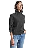 STREET ONE Damen A302786 Rollkragen Sweater, Gravel Grey Mel., 40 EU