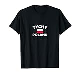 Tychy Polen Polen Polen Polska Flagge Stadt Touristen Souvenir Geschenk T-Shirt