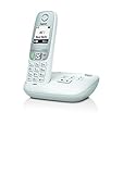 Gigaset A415A Schnurloses Telefon mit Anrufbeantworter (DECT Telefon mit Freisprechfunktion, Grafik Display und leichter Bedienung) weiß