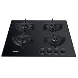 Whirlpool gaskochfeld 60cm 4 brenner schwarz gob616nb