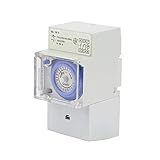 SUL181H 24-Stunden-analoger Mechanischer Timer, Manuelle/automatische Zeitschaltuhr für Haushaltsgeräte, Zuverlässige und Benutzerfreundliche Zeitschaltuhr Zur Steuerung