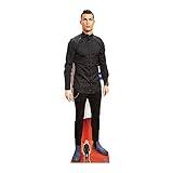 Star Cutouts Pappfigur Cristiano Ronaldo in Lebensgröße, Mehrfarbig