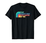 That Wasn't Very Data Driven Of You Retro-Logo-Parodie T-S
