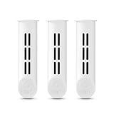DAFI Set mit 3 Filtern geeignet für DAFI Soft- und Solid Wasser-Filter-Flaschen Weiß - Austauschbare Filter, BPA-frei - Entfernen den Geschmack und Geruch von C