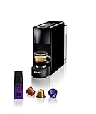 Krups Nespresso Essenza Mini ‎XN1108 Kaffeekapselmaschine | 19 bar | Energiesparmodus | 1260 W|‎0,6 Liter | 8.03 x 3.31 x 12.99 cm|schwarz