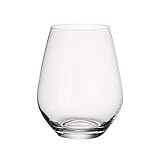 Villeroy und Boch - Ovid Wasserglas-Set, 4 tlg., 420 ml, 10,9 cm, Gläser für Kaltgetränke, bauchige Form, Kristallglas, spülmaschinengeeignet