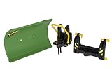 Rolly Toys Planierschild (rollySnow Master Schiebeschild für Traktor; Frontanbau an Ladearm; Schild verstellbar) 408993, grü