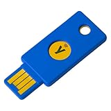Yubico Security Key NFC - Two Factor Authentication USB and NFC Security Key, Fits USB-A Ports and Works with Supported NFC Mobile Devices – FIDO U2F and FIDO2 Certified - More Than a Password, Blau