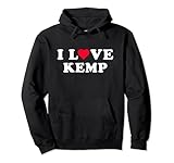 Ich liebe Kemp Passende Freundin und Freund Kemp Name Pullover Hoodie