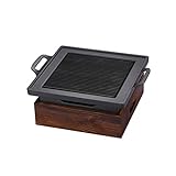 ZLYPSW Tragbar BBQ Grill Barbecue Grill Holzkohle BBQ Ofen Haushalts-Non-Stick-Kochwerkzeuge (Size : Small)