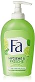 Fa Hygiene & Frische Flüssigseife mit dem erfrischenden Duft von Limette, Antibakterieller Effekt, 250 ml