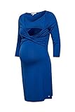 ESPRIT Maternity Damen Dress Nursing 3/4 sl Kleid, Blau (Ink 417), 36 (Herstellergröße: S)