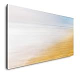 Paul Sinus Art Meer mit Sonnenaufgang 120x 60cm Panorama Leinwand Bild XXL Format Wandbilder Wohnzimmer Wohnung Deko Kunstdrucke