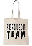 Team Fighter Canvas Tote Bag, Natural