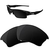 HiCycle2 Spiegelpolarisierte Ersatzgläser für Oakley Half Jacket XLJ Sonnenbrille (Schwarz)