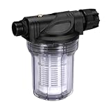 Gardena Pumpen-Vorfilter für Wasserdurchfluss bis 3000 l/h: Effektiver Filter für Gartenpumpen und Hauswasserautomaten, mit Filtereinsatz (1731-20)