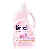 Perwoll Wolle & Feines Waschmittel (27 Waschladungen), Feinwaschmittel reinigt sanft, glättet und erneuert Fasern & verhindert Knötchen, mit Dreifach-Renew-Technolog